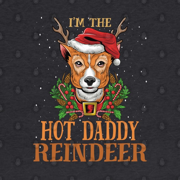 Im The Hot Daddy Reindeer Christmas Funny Pajamas Funny Christmas Gift by intelus